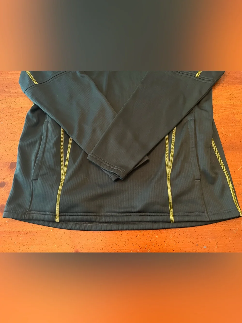 Boys' Majestic Forest Green and Gold Baseball Practice Pullover - Size XL